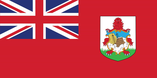 Autocollant drapeau des Bermudes 5-60cm Résistant aux intempéries F-FL-BER