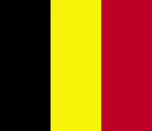 Autocollant drapeau de la Belgique 5-60cm Résistant aux intempéries F-FL-BGL