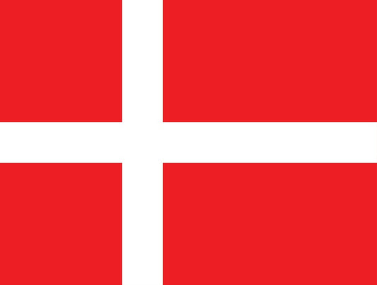 Autocollant drapeau du Danemark 5-60cm Résistant aux intempéries F-FL-DEN