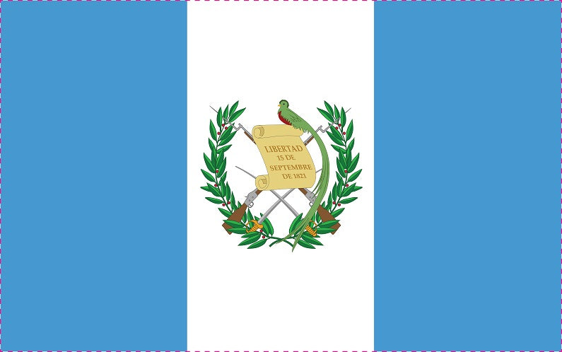 Autocollant drapeau du Guatemala 5-60cm Résistant aux intempéries F-FL-GUA