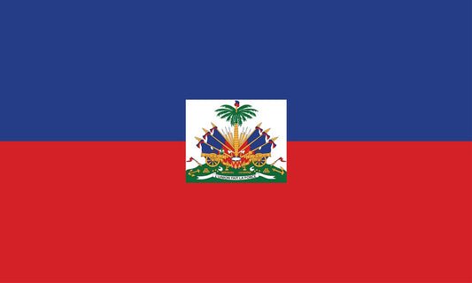 Autocollant drapeau d'Haïti 5-60cm Résistant aux intempéries F-FL-HAI