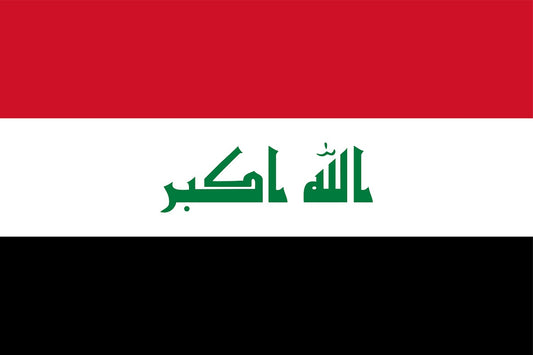 Autocollant drapeau de l'Irak 5-60cm Résistant aux intempéries F-FL-IRK-neu