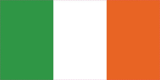 Autocollant drapeau de l'Irlande 5-60cm Résistant aux intempéries F-FL-IRL