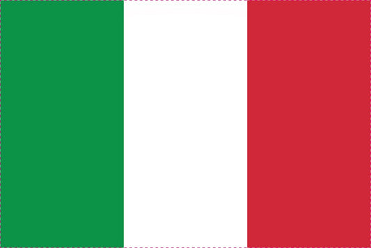 Autocollant drapeau de l'Italie 5-60cm Résistant aux intempéries F-FL-ITL