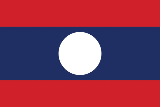 Autocollant drapeau du Laos 5-60 cm Résistant aux intempéries F-FL-LAO