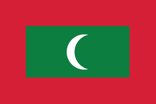 Autocollant drapeau des Maldives 5-60 cm Résistant aux intempéries F-FL-MLD