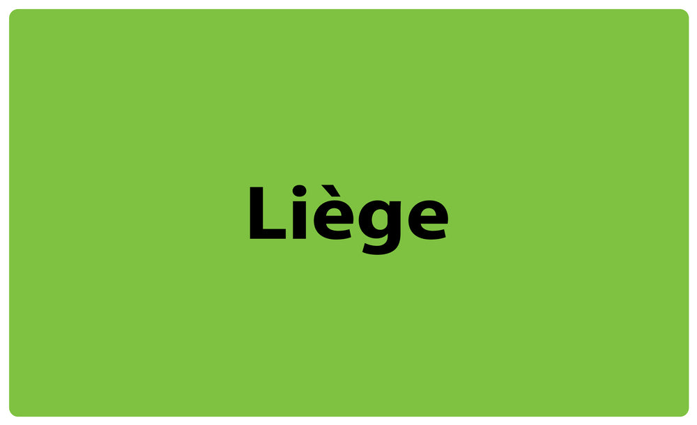 1000 autocollants de séparation des déchets "Liége" en papier F-GRPWA230