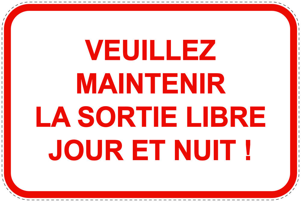 Panneaux d'interdiction de stationnement (stationnement interdit) rouge comme autocollant F-PARKEN-11100-V-14