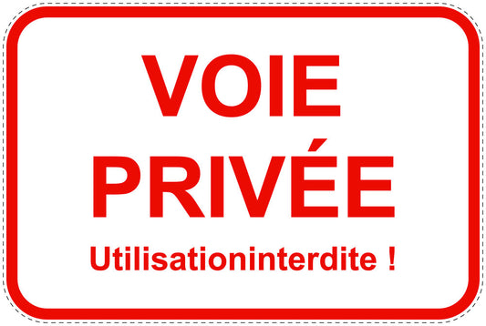 Panneaux d'interdiction de stationnement (stationnement interdit) rouge comme autocollant F-PARKEN-11900-V-14