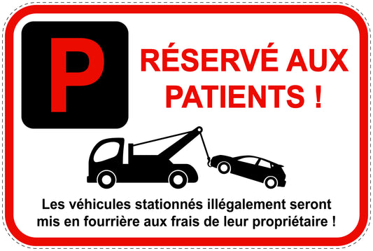 Panneaux d'interdiction de stationnement (stationnement interdit) rouge comme autocollant F-PARKEN-13600-V-14