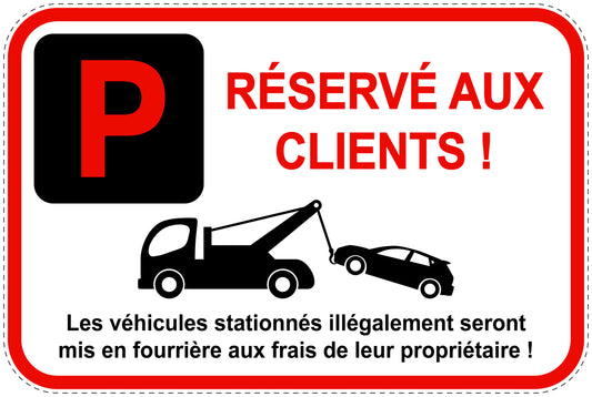 Panneaux d'interdiction de stationnement (stationnement interdit) rouge comme autocollant F-PARKEN-14100-V-14