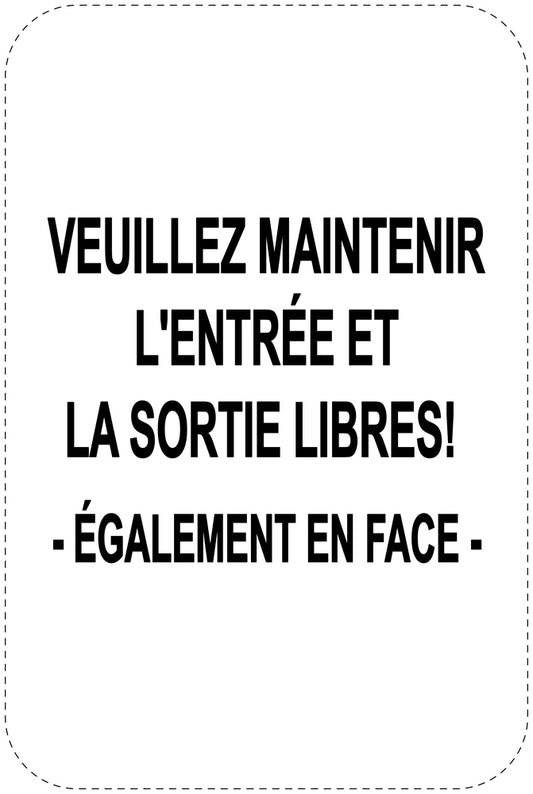 Panneaux d'interdiction de stationnement (stationnement interdit) noir comme autocollant F-PARKEN-20500-H-88