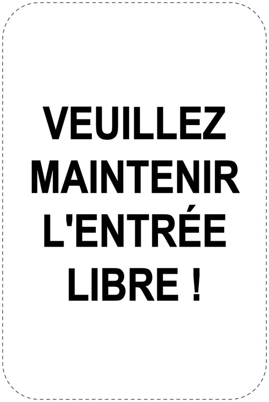 Panneaux d'interdiction de stationnement (stationnement interdit) noir comme autocollant F-PARKEN-20900-H-88