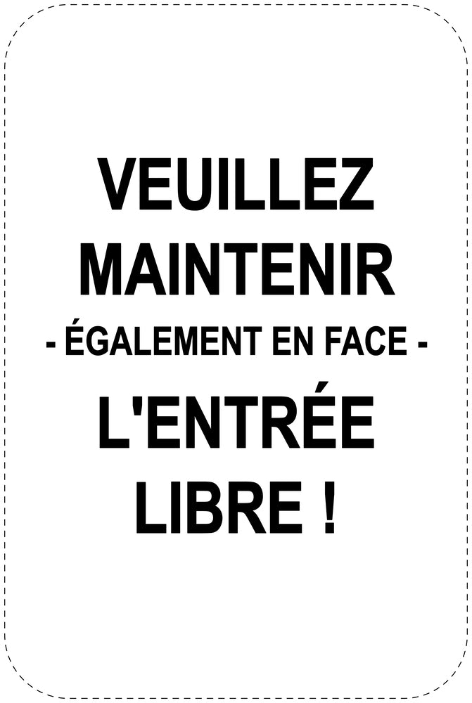 Panneaux d'interdiction de stationnement (stationnement interdit) noir comme autocollant F-PARKEN-21000-H-88