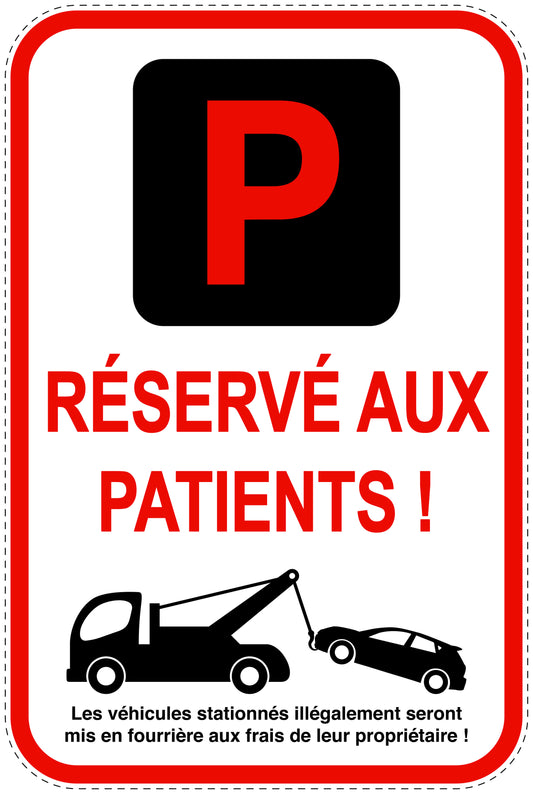 Panneaux d'interdiction de stationnement (stationnement interdit) rouge comme autocollant F-PARKEN-23600-H-14