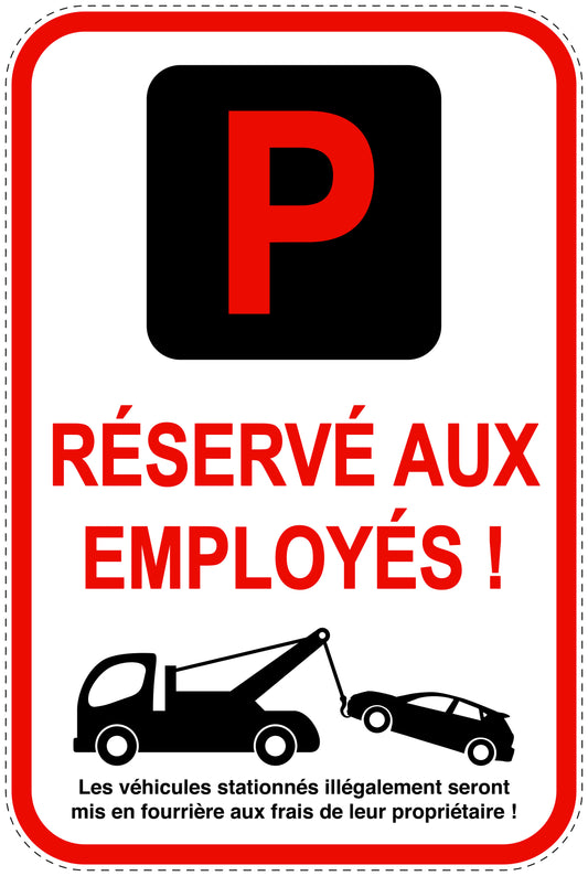 Panneaux d'interdiction de stationnement (stationnement interdit) rouge comme autocollant F-PARKEN-23700-H-14