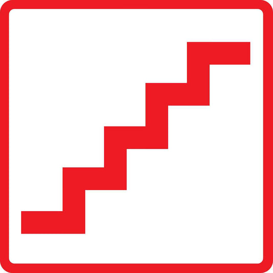 Pictogrammes de signalisation de bâtiment "Escaliers" 5-30 cm ES-PIKTO2100-14