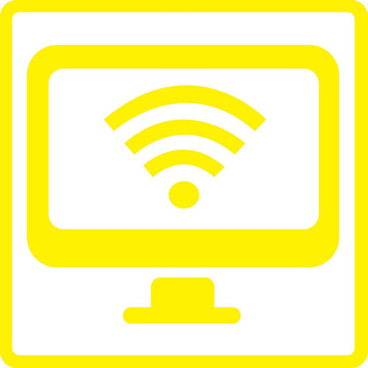 Pictogrammes de signalisation de bâtiment "Wifi" 5-30 cm ES-PIKTO5230-3